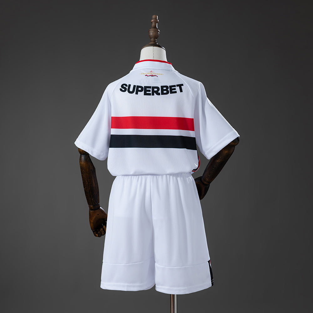 Camiseta + Short São Paulo Visitante 26/27 Niños