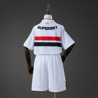 Camiseta + Short São Paulo Visitante 26/27 Niños