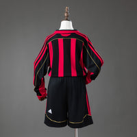 Camiseta + Short AC Milan Manga Larga 06/07 Niños