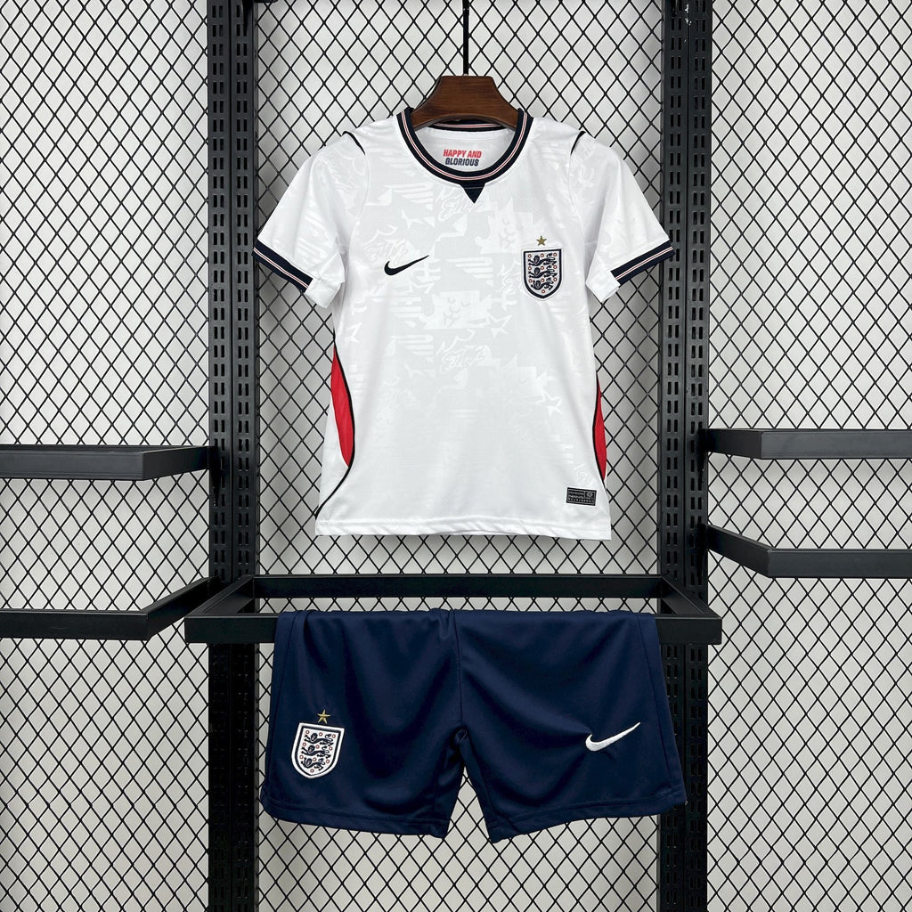 Camiseta + Short Inglaterra 26/27 Niños