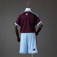 Camiseta + Short Aston Villa Local 26/27 Niños
