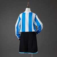 Camiseta + Short Argentina 1986 Manga Larga Niños