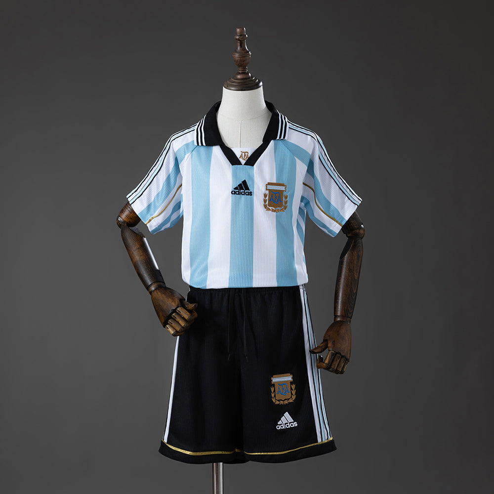 Camiseta + Short Argentina 1998 Niños