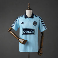 Camiseta Oasis Band Retro Blue V. Adultos