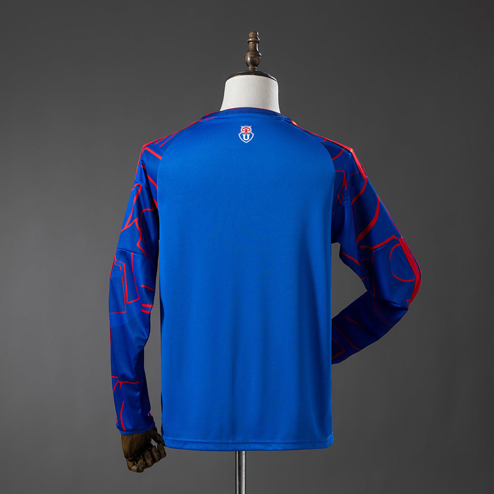 Camiseta Universidad de Chile Local 25/26 Adultos Manga Larga