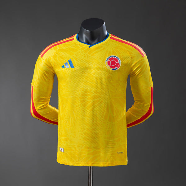 Camiseta Colombia Local Manga Larga 25/26 Adultos [PLAYER VERSION]