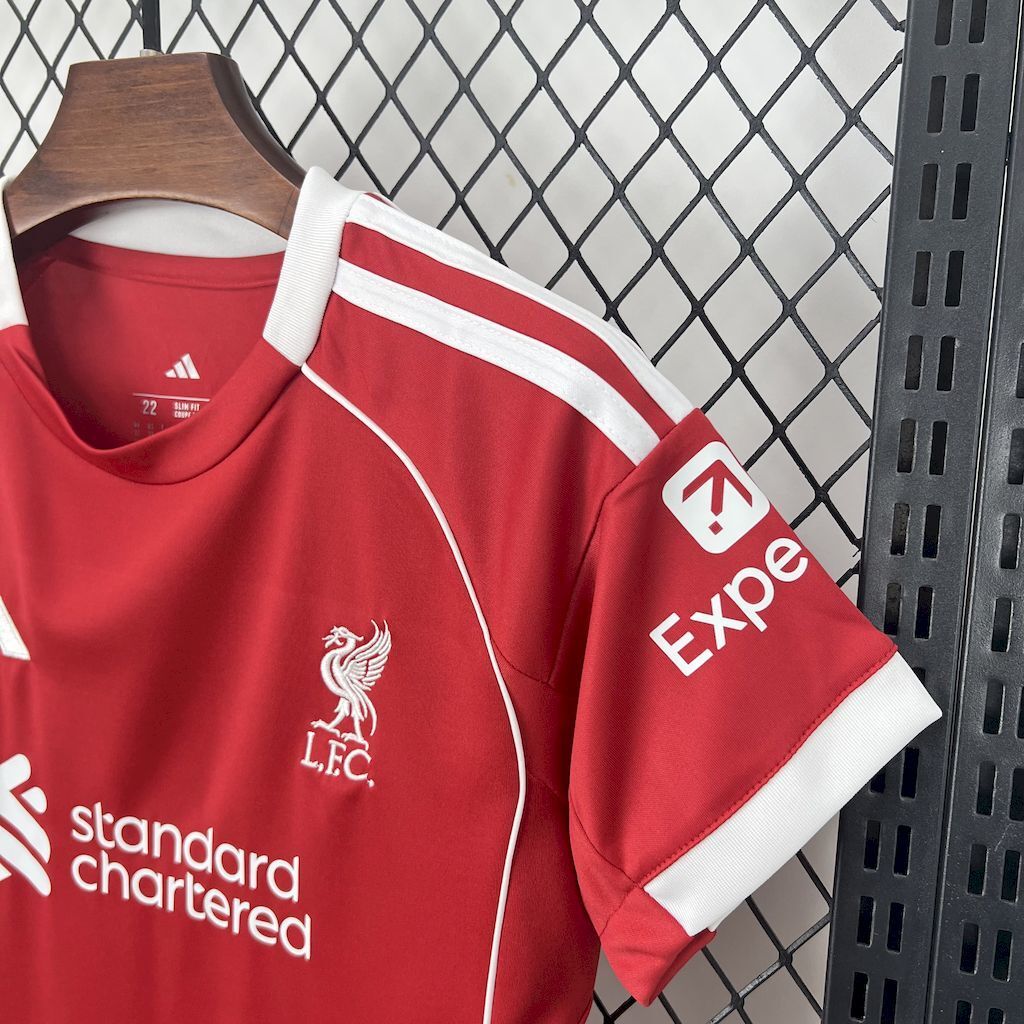 Camiseta + Short Liverpool 25/26 Niños
