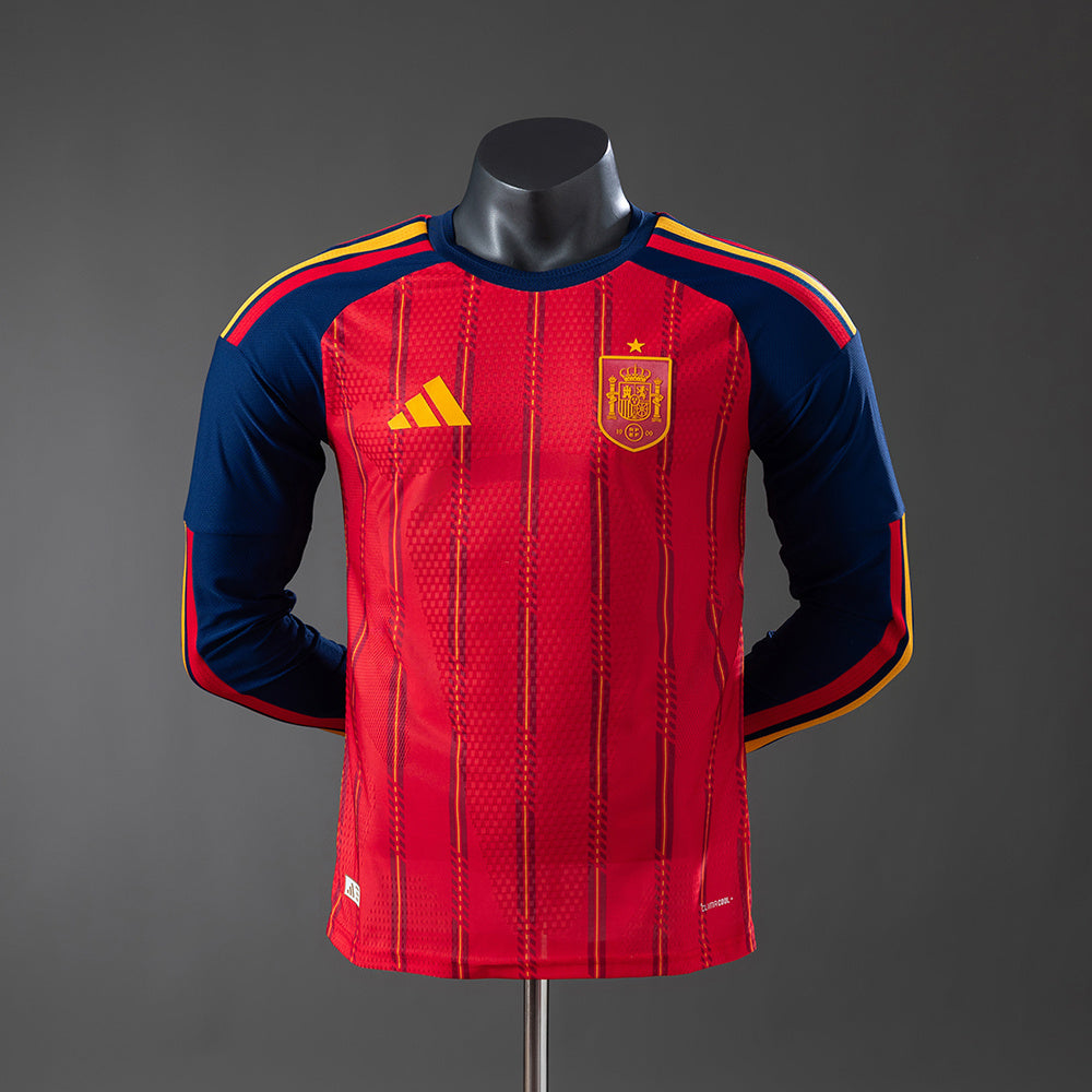 Camiseta España Local Manga Larga 26/27 Adultos [PLAYER VERSION]