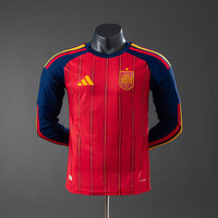 Camiseta España Local Manga Larga 26/27 Adultos [PLAYER VERSION]