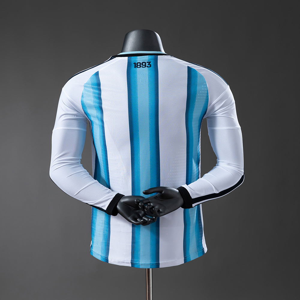 Camiseta Argentina Local 26/27 Adultos Manga Larga [PLAYER VERSION]