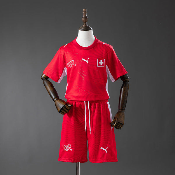 Camiseta + Short Suiza Local 26/27 Niños