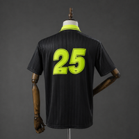 Camiseta Oasis Band Retro Negro-Verde Adultos
