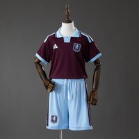 Camiseta + Short Aston Villa Local 26/27 Niños