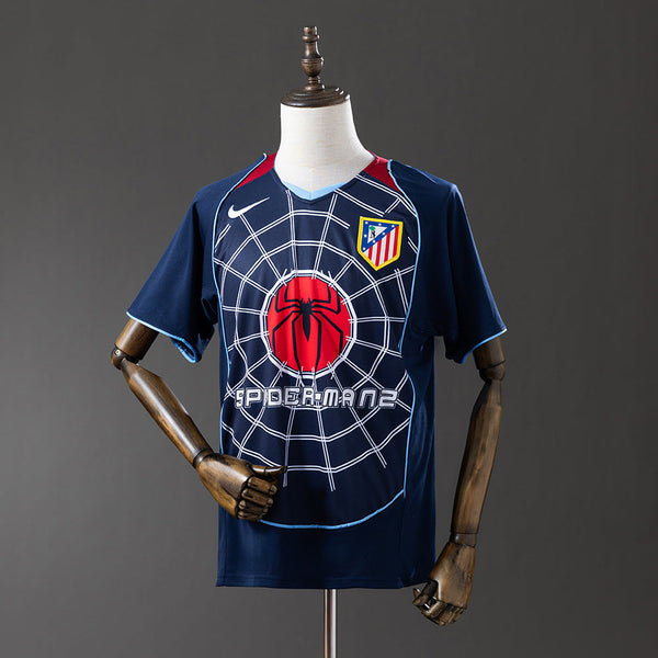 Camiseta Atlético de Madrid Visitante SpiderMan 2004/05 Adultos
