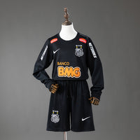 Camiseta + Short Santos Visitante Manga Larga 2012/13 Niños