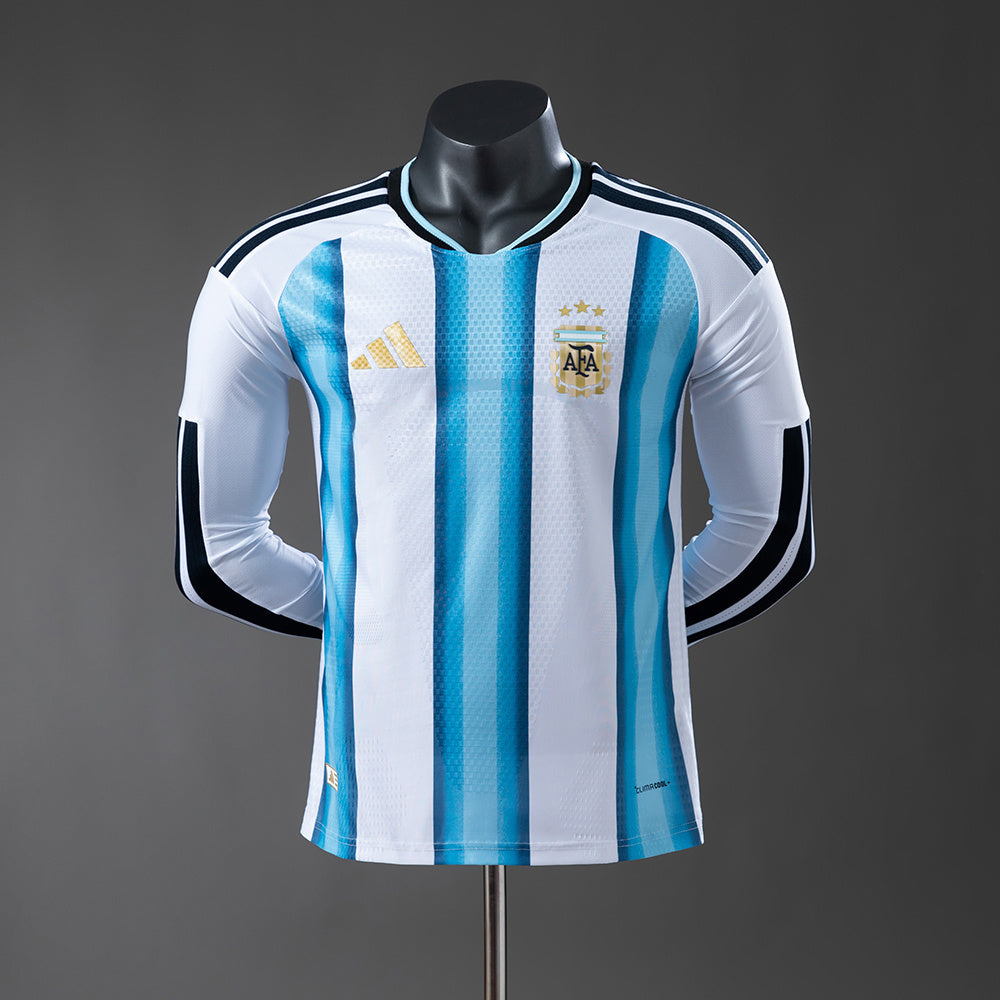 Camiseta Argentina Local 26/27 Adultos Manga Larga [PLAYER VERSION]