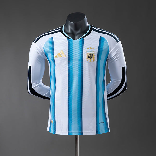 Camiseta Argentina Local 26/27 Adultos Manga Larga [PLAYER VERSION]