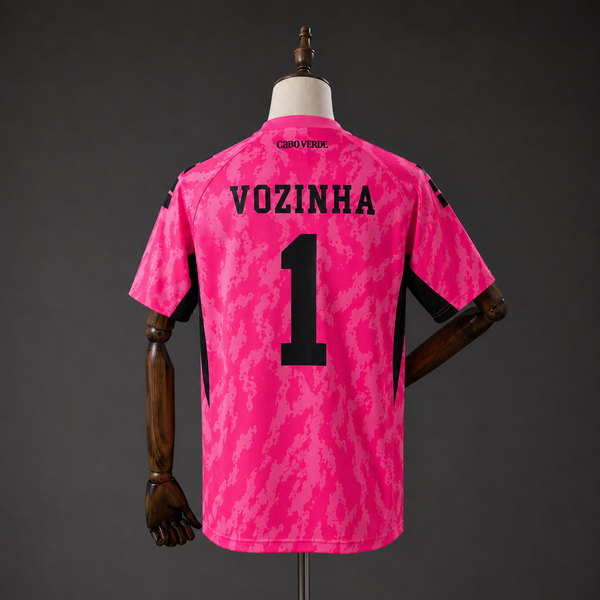 Camiseta Cabo Verde VOZINHA Rosa 26/27 Adultos