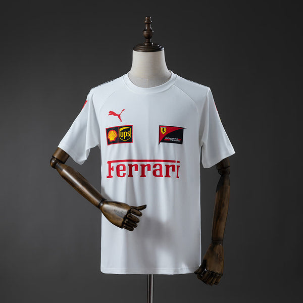 Camiseta Scuderia Ferrari F1 Blanco 2025 Adultos