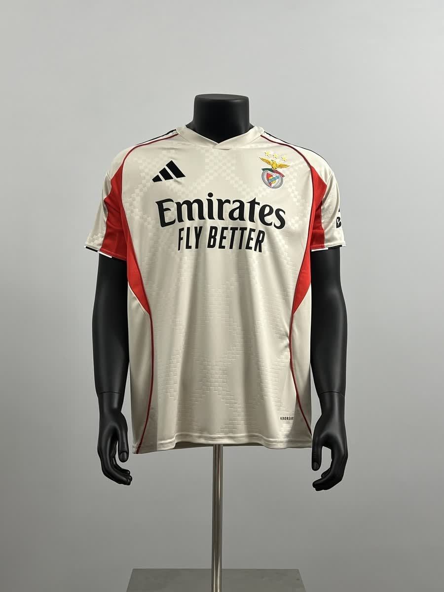 Camiseta Benfica Visitante Beige 25/26 Adultos