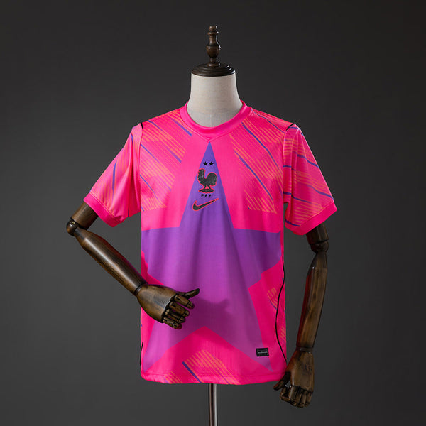 Camiseta Francia Portero Rosa 2026 Adultos
