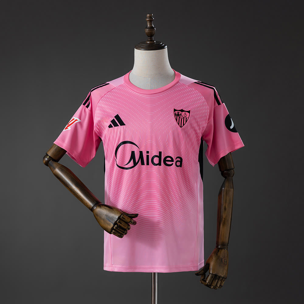 Camiseta Sevilla Portero Rosa 25/26 Adultos