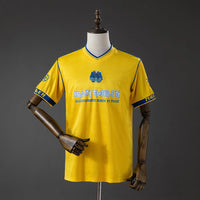 Camiseta West Ham x Iron Maiden Somewhere Back in Time Amarilla Retro