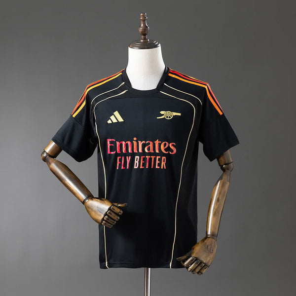 Camiseta Arsenal Colaboración Negro 25/26 Adultos