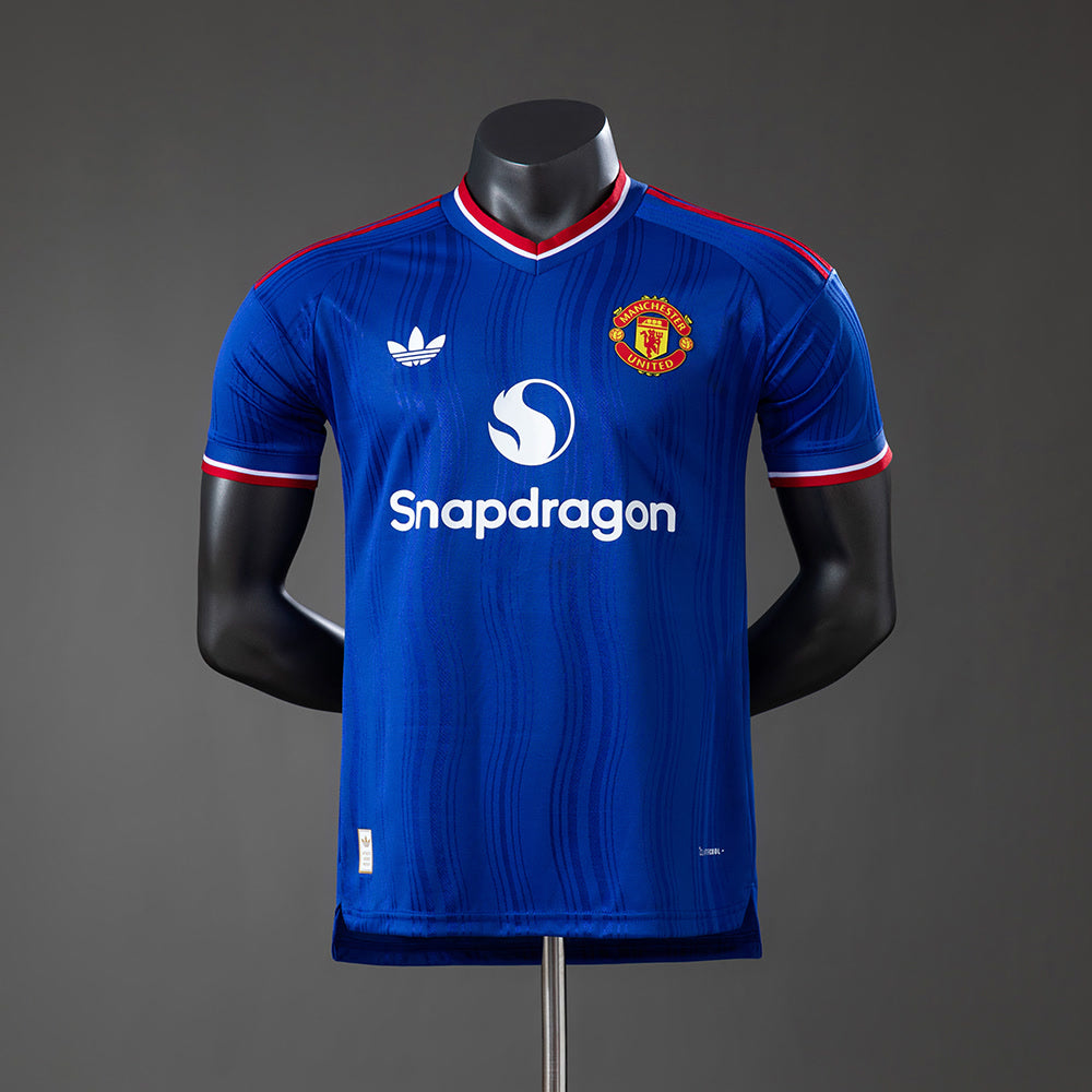 Camiseta Manchester United Tercera Azul 26/27 Adultos [PLAYER VERSION]