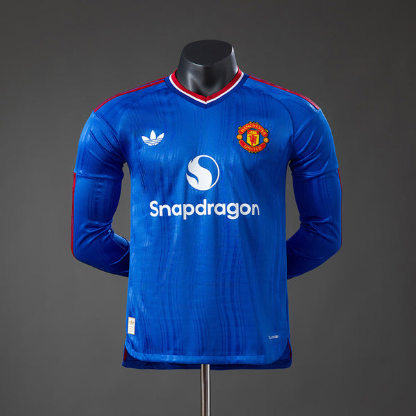 Camiseta Manchester United Tercera Manga Larga 26/27 Adultos [PLAYER VERSION]